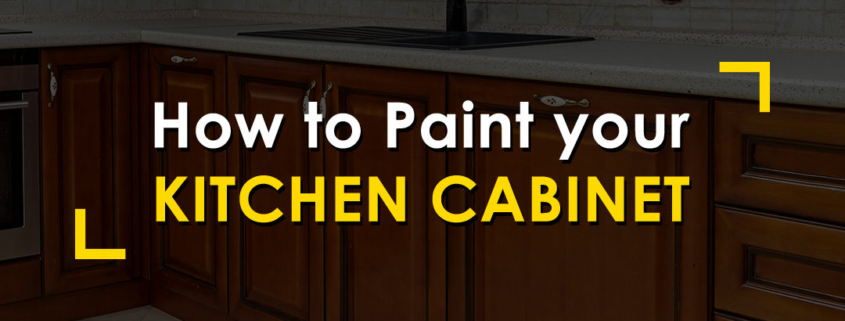 How to paint your kitchen cabinet